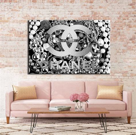 chanel canvas painting|Chanel pictures for bedroom.